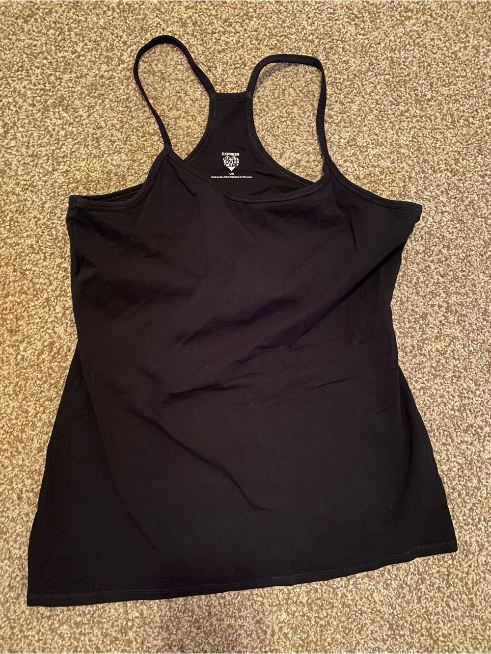 Express Black Racerback Camisole Tank